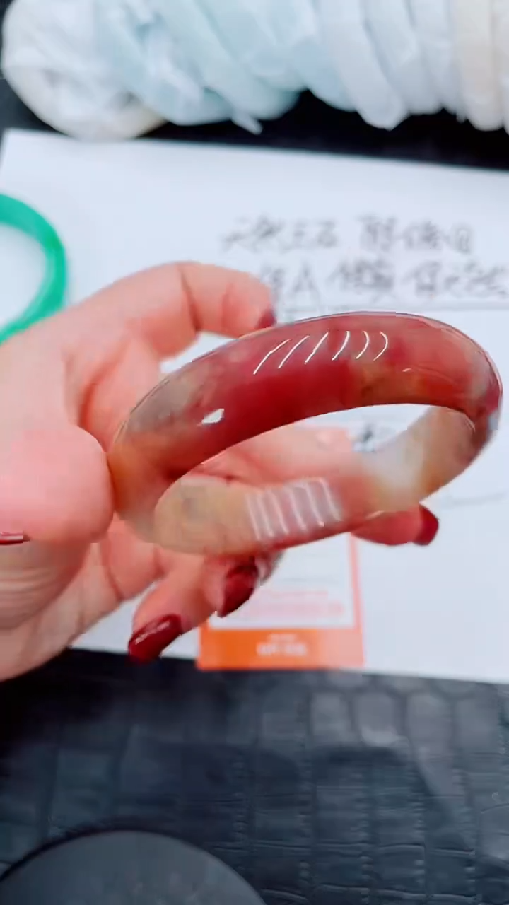 【闪购商品】石英质玉手镯未镶嵌R85-57-56