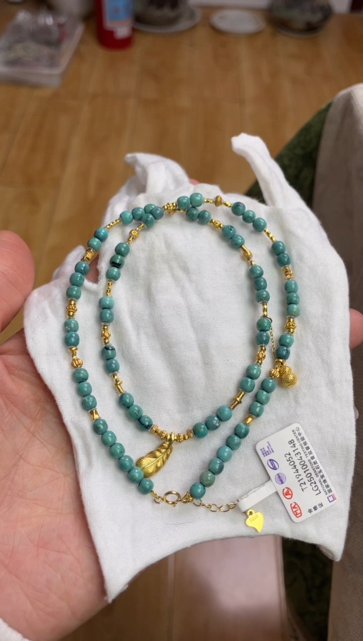 【闪购商品】绿松石项链银S925镶嵌103