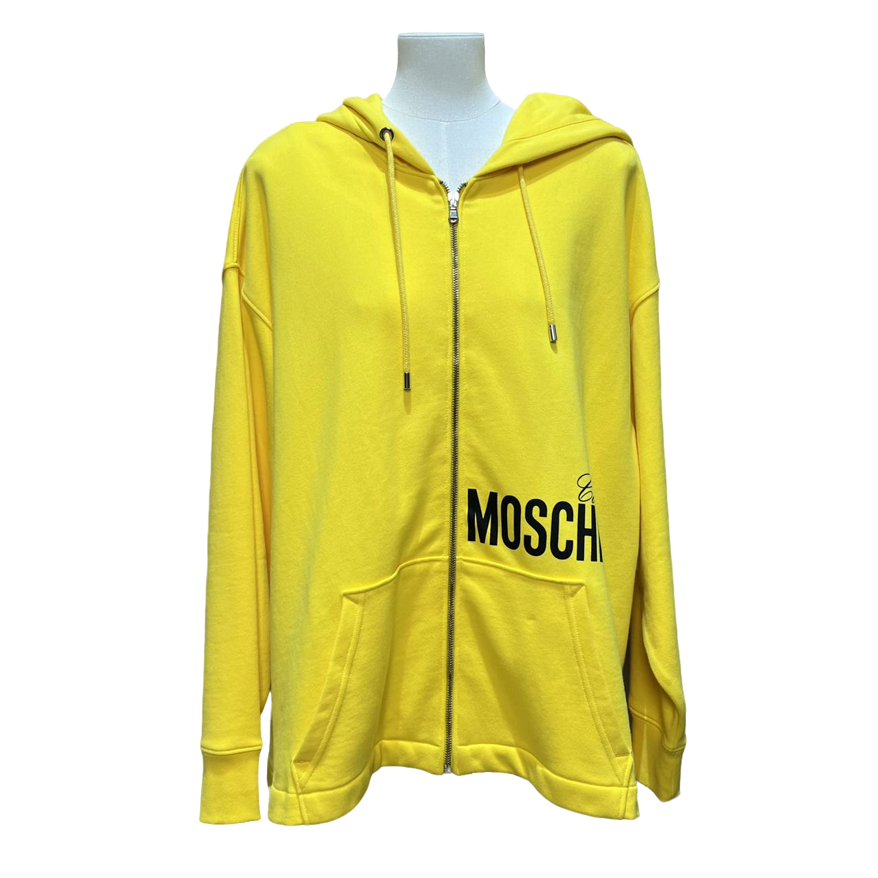 99新 Moschino/莫斯奇诺 蔚蓝/连帽卫衣/44码/QZ0425C999