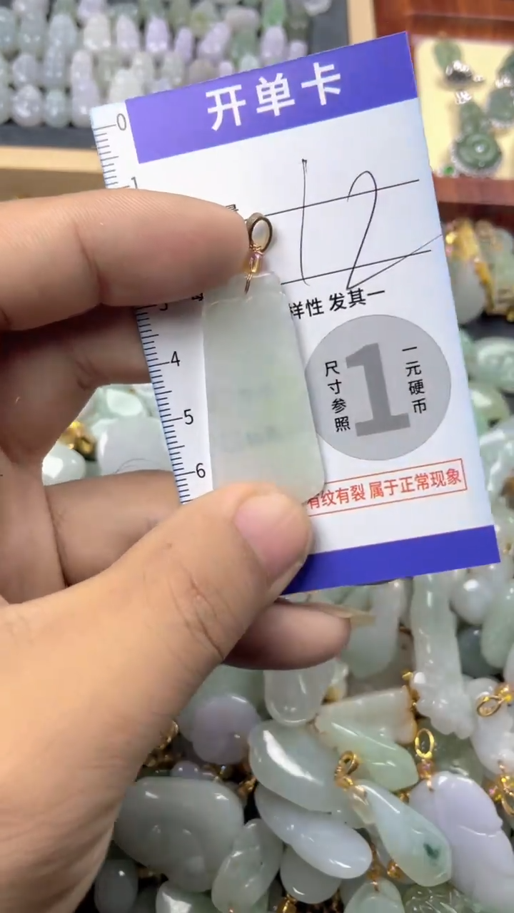 颈饰未镶嵌翡翠天然A货翡翠