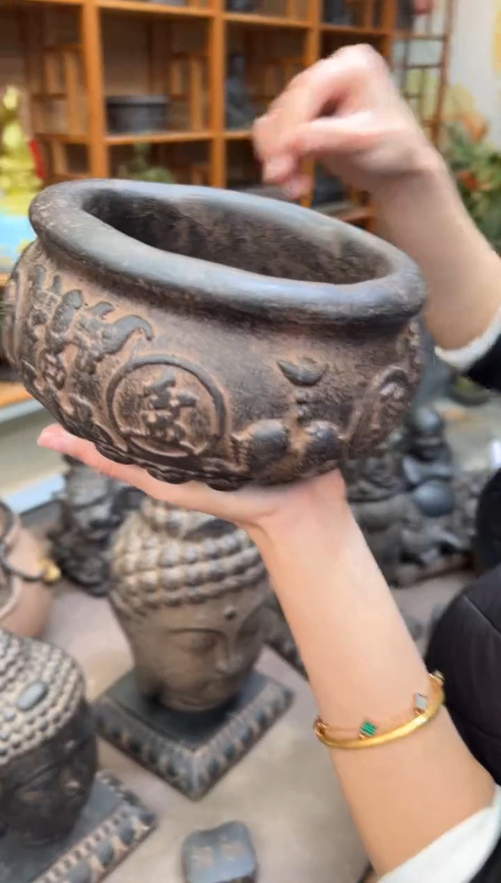 陶土【火山泥】聚宝盆