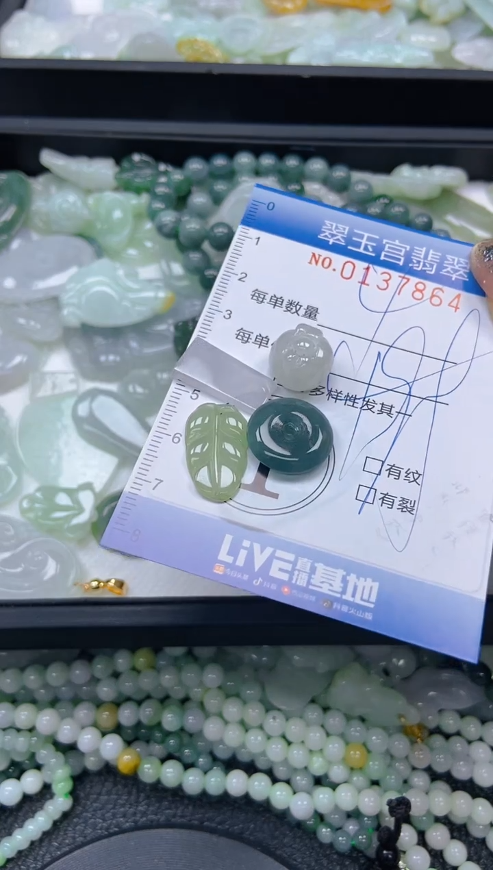翡翠未镶嵌颈饰闪购0137864