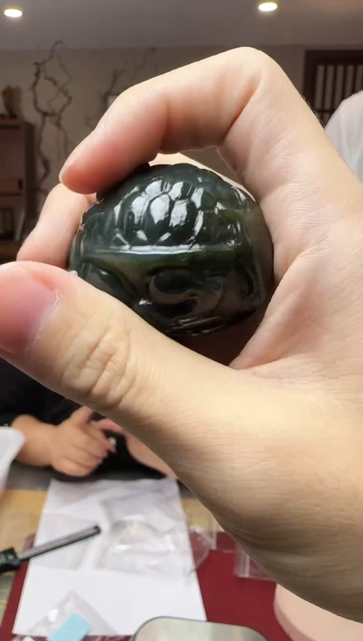 珐琅足银甄选好物 I 且沫兰龙龟手把件