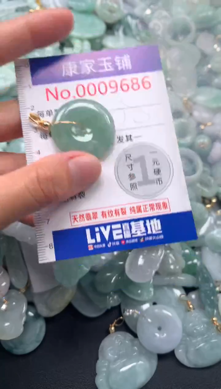 颈饰未镶嵌翡翠9686