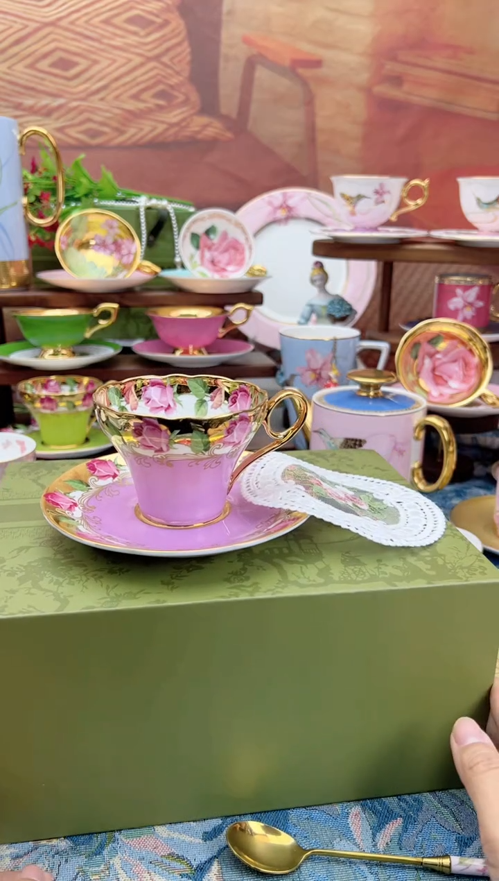 瓷片自然写生19玫瑰紫色