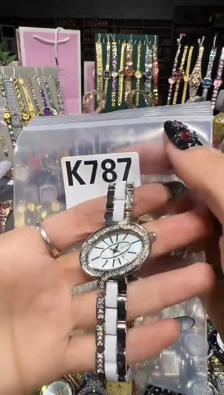 石英机芯不锈钢不锈钢直播定闪专用