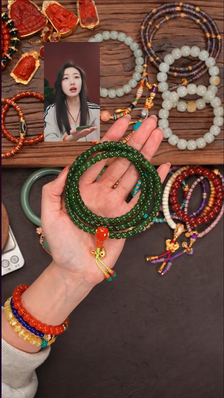 未镶嵌手串和田玉祥**心遇见文玩品质回血