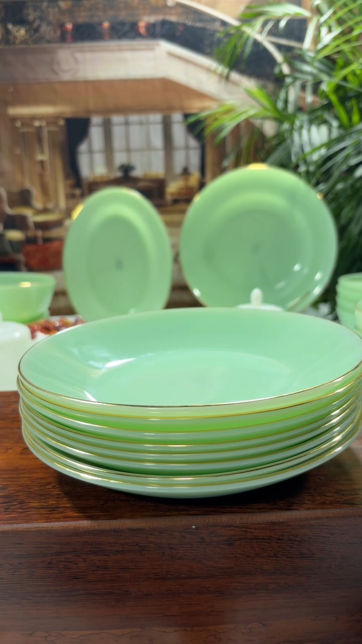 【闪购商品】...8英寸深盘10个  玉瓷【贝美】