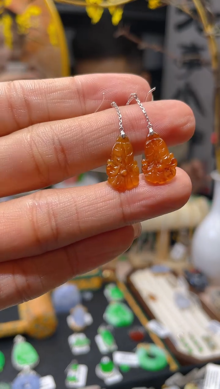 【闪购商品】翡翠颈饰18K金镶嵌假一赔三