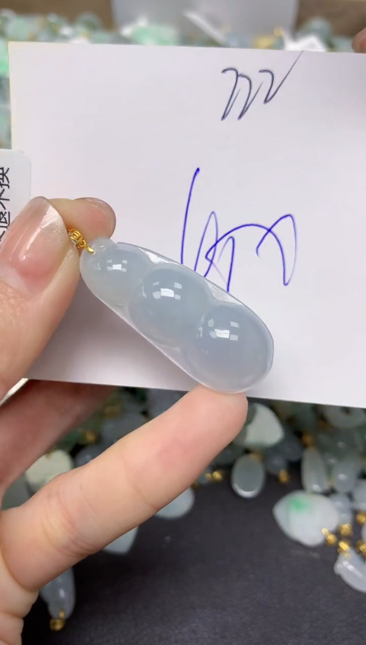 【闪购商品】翡翠颈饰18K金镶嵌 天然翡翠A货