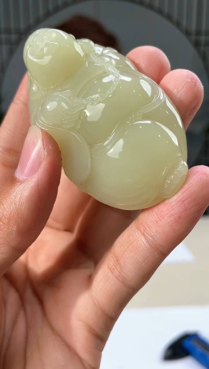 【闪购商品】定制和田玉和田玉（多样性拍一发一带证）110148