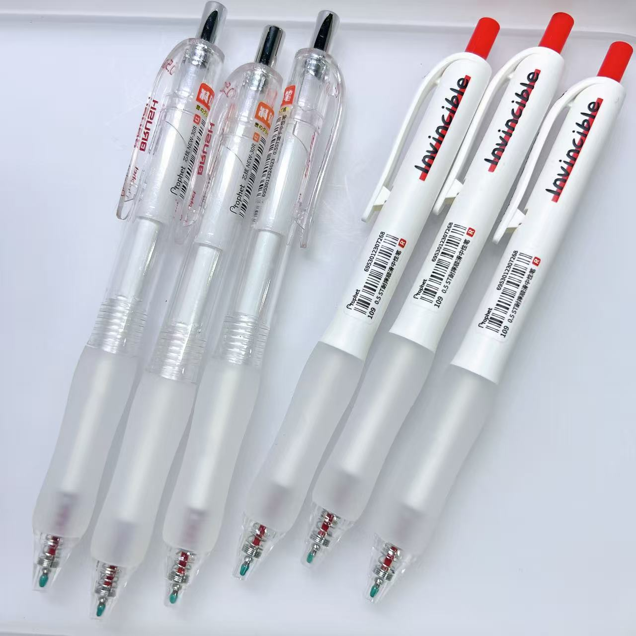 【红墨-6支】A12鸭先知Sweet +减负笔,掉封蜡不售后