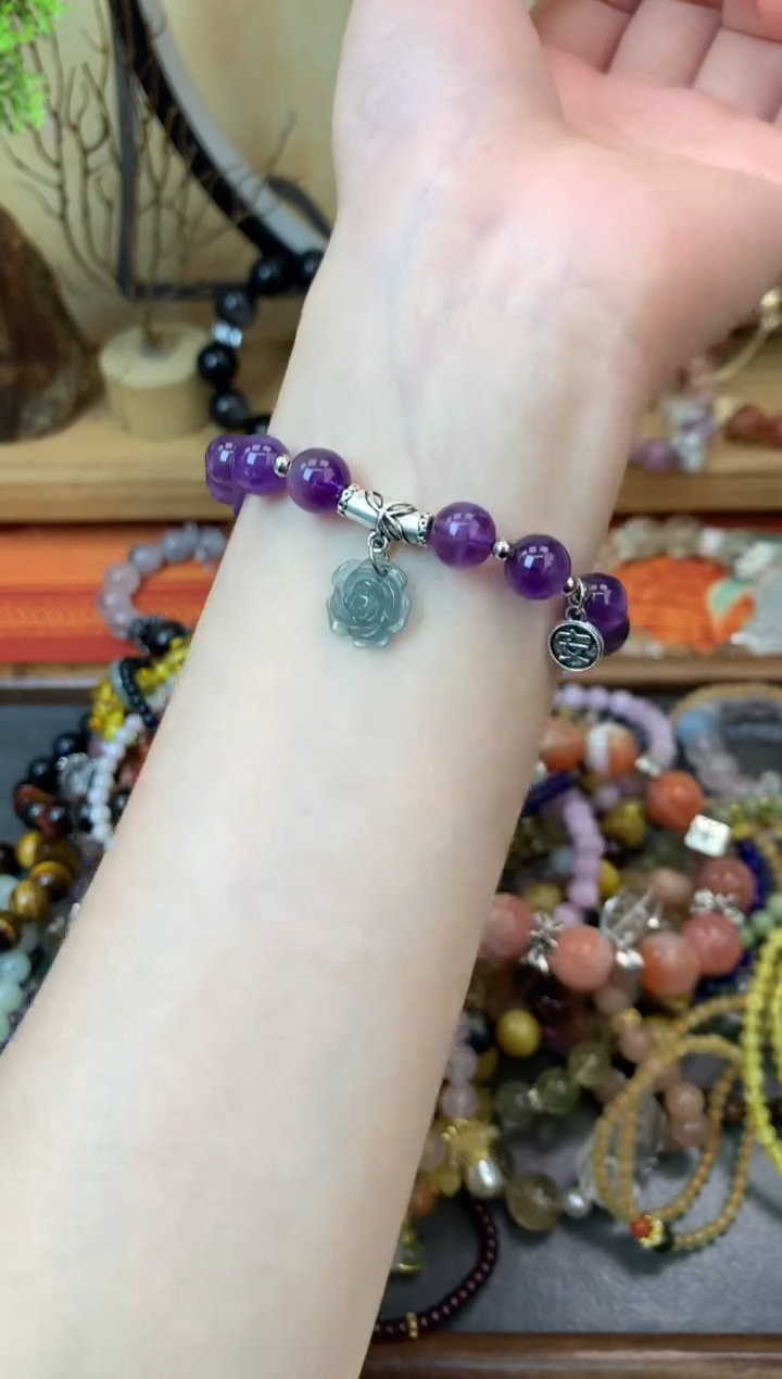 【闪购商品】紫晶手链未镶嵌463手串