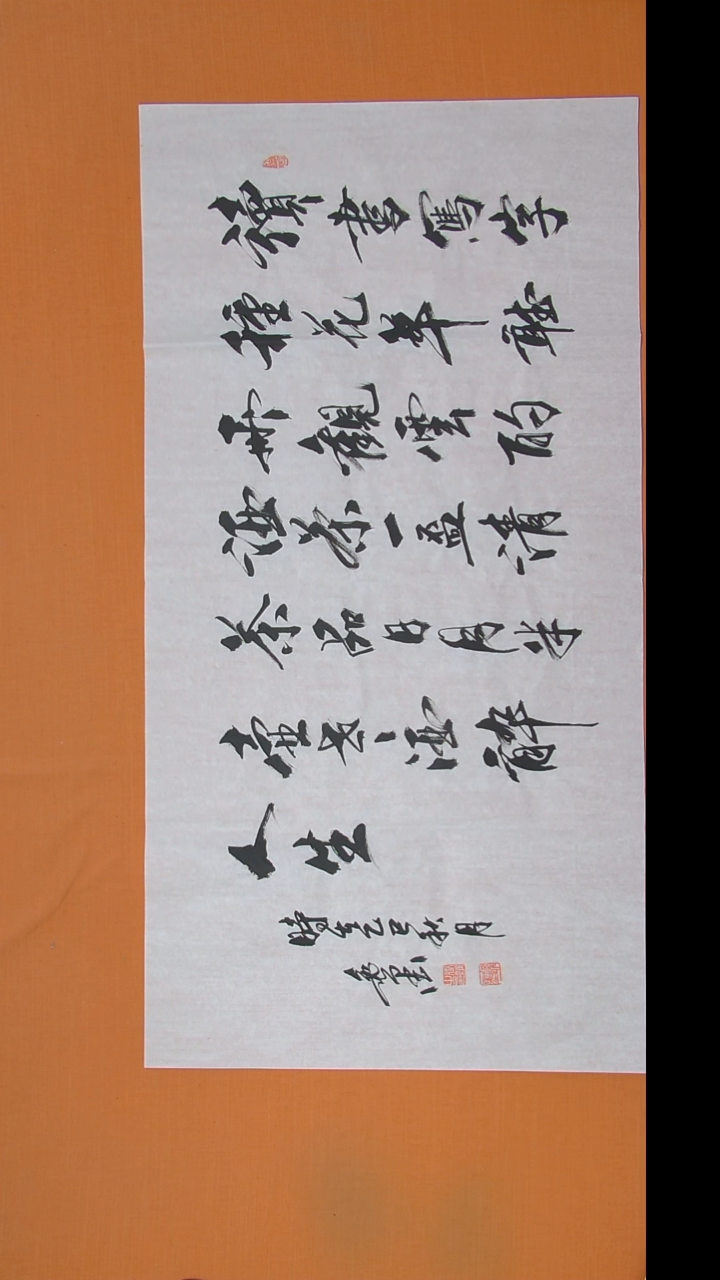 书法王老师书法作品138*69