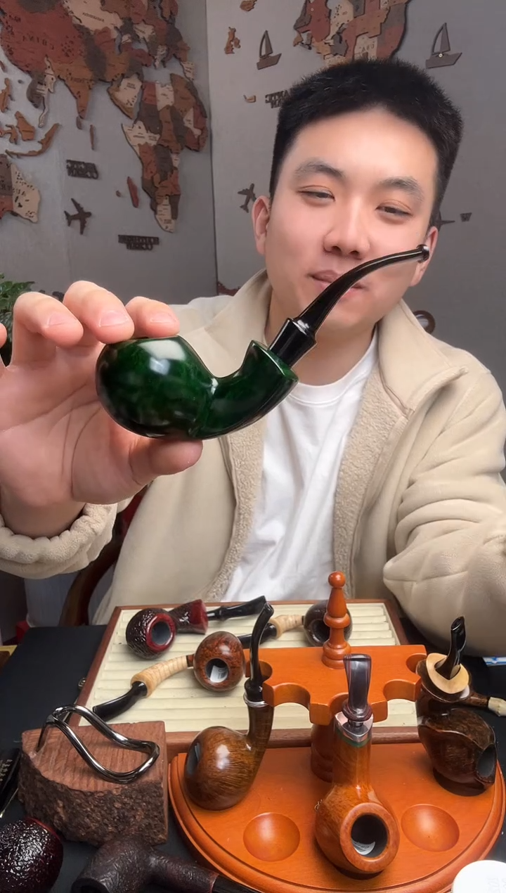 石楠木申*涛意大利进口石楠木烟斗