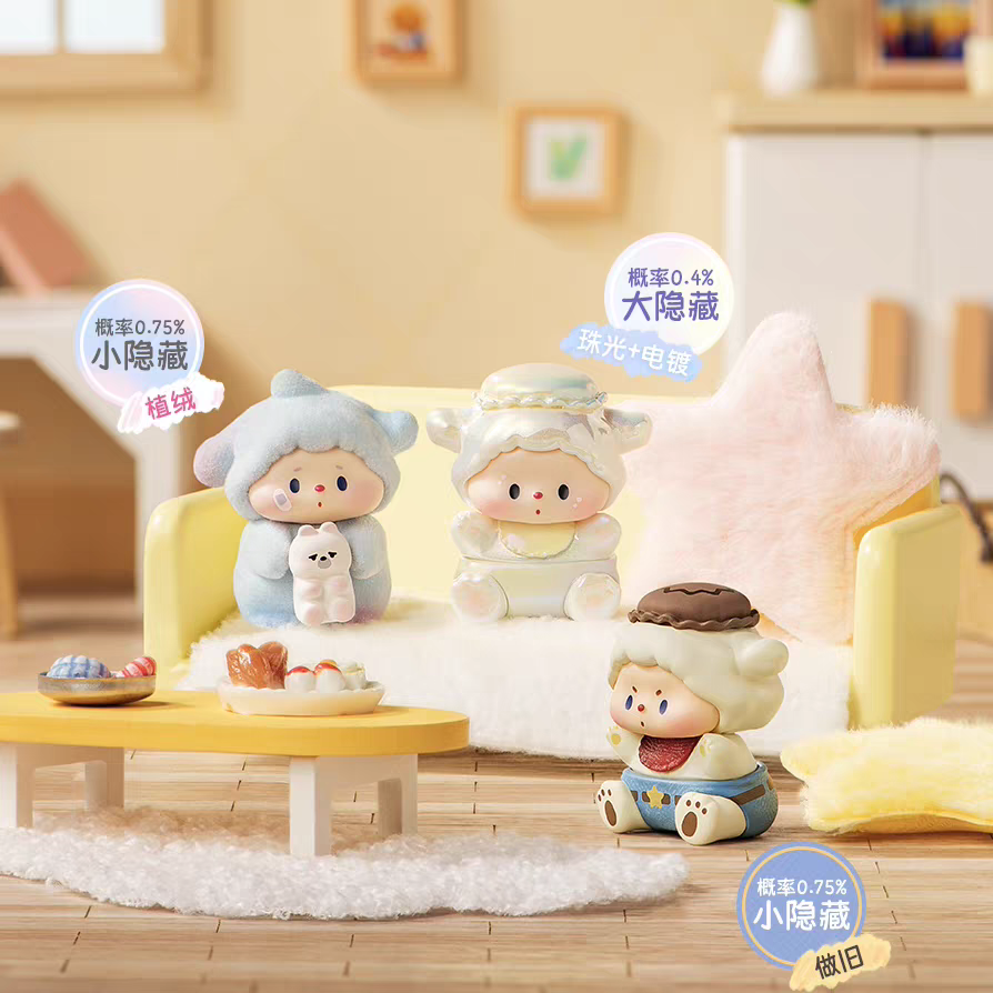 噜噜狗宝宝日记三代萌粒盲袋可爱潮玩摆件盲盒