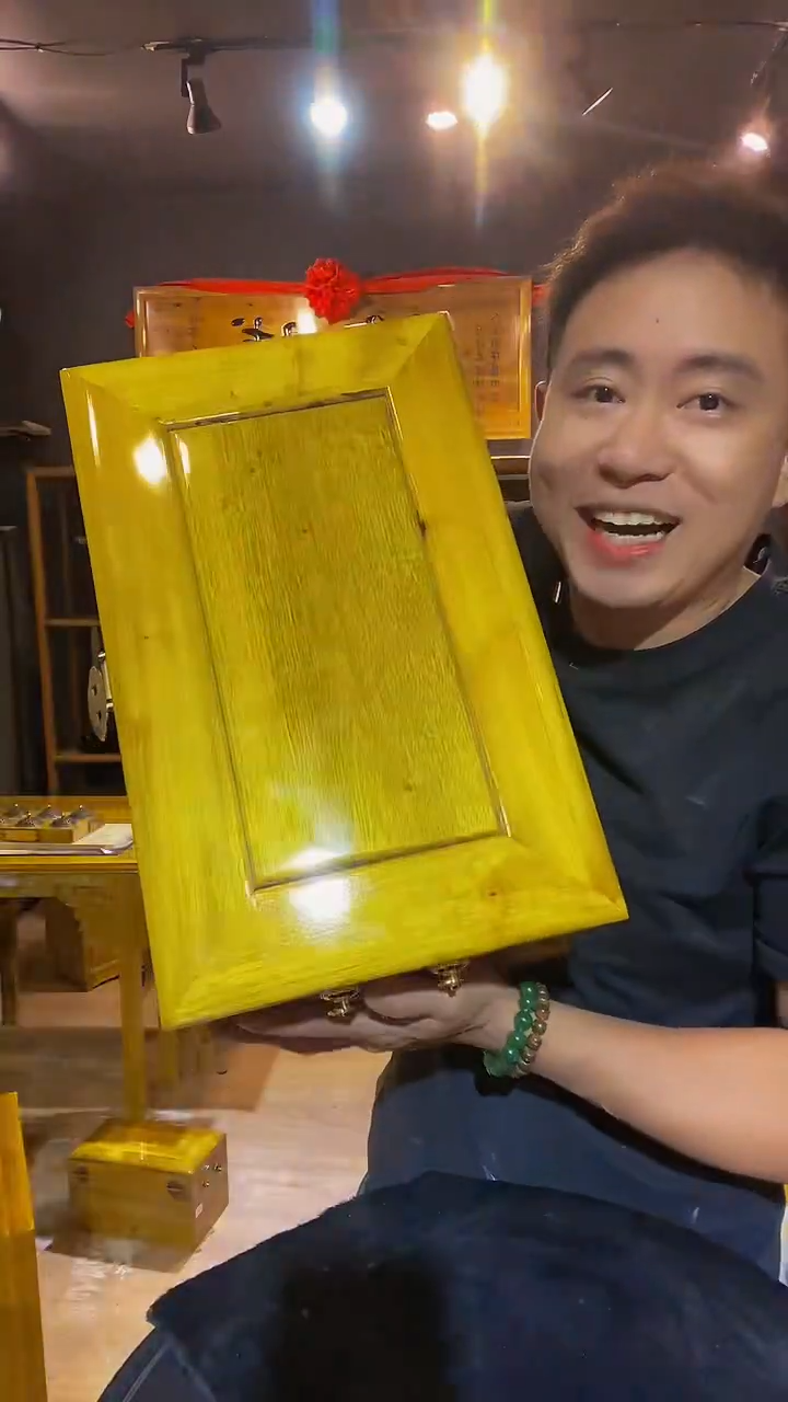 木金丝楠板木制品大号箱子40*25*20