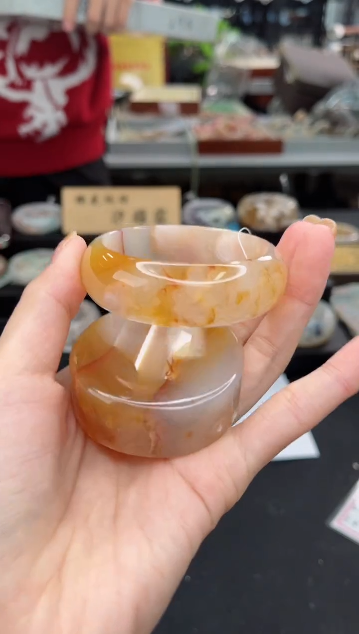 【闪购商品】石英质玉手镯未镶嵌53圈口（赠品镯心）3569044