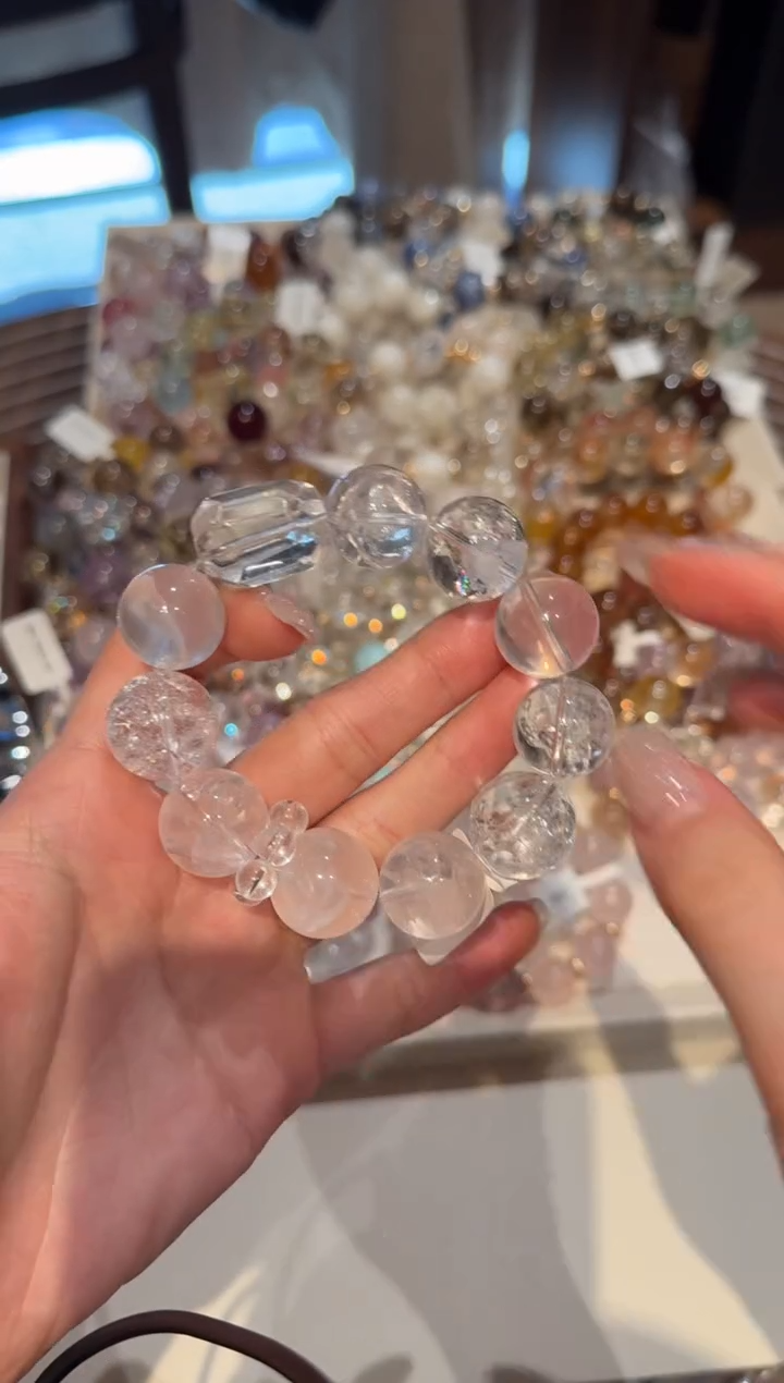 未镶嵌手串水晶）拍2单发一串 拍1单发单珠 默认微瑕 多样性发货