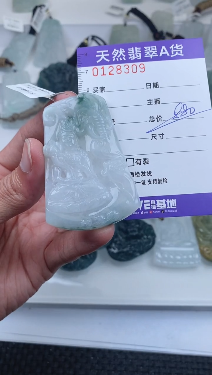 【闪购商品】翡翠颈饰未镶嵌      309