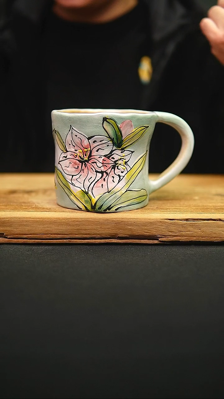 @@陶园瓷舍@@纯手工手绘@高温釉下彩