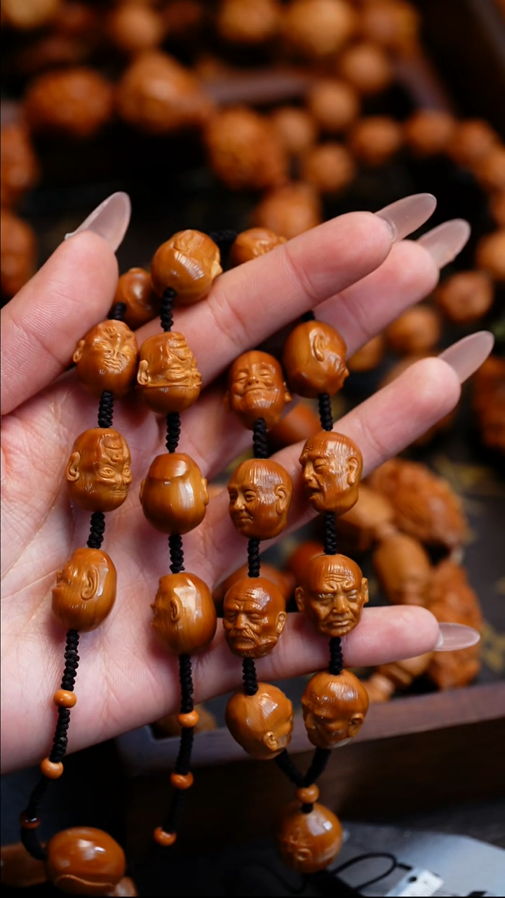 【闪购商品】橄榄核吊坠苏工橄榄核