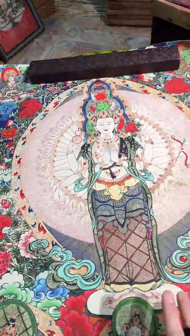 卷轴画路路的唐卡tk160