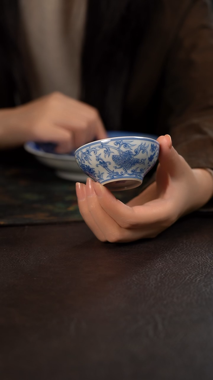 豌*尖空运 聚澜堂西番莲灯盏杯