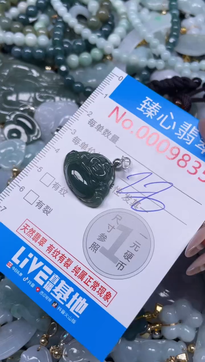 颈饰未镶嵌翡翠9835