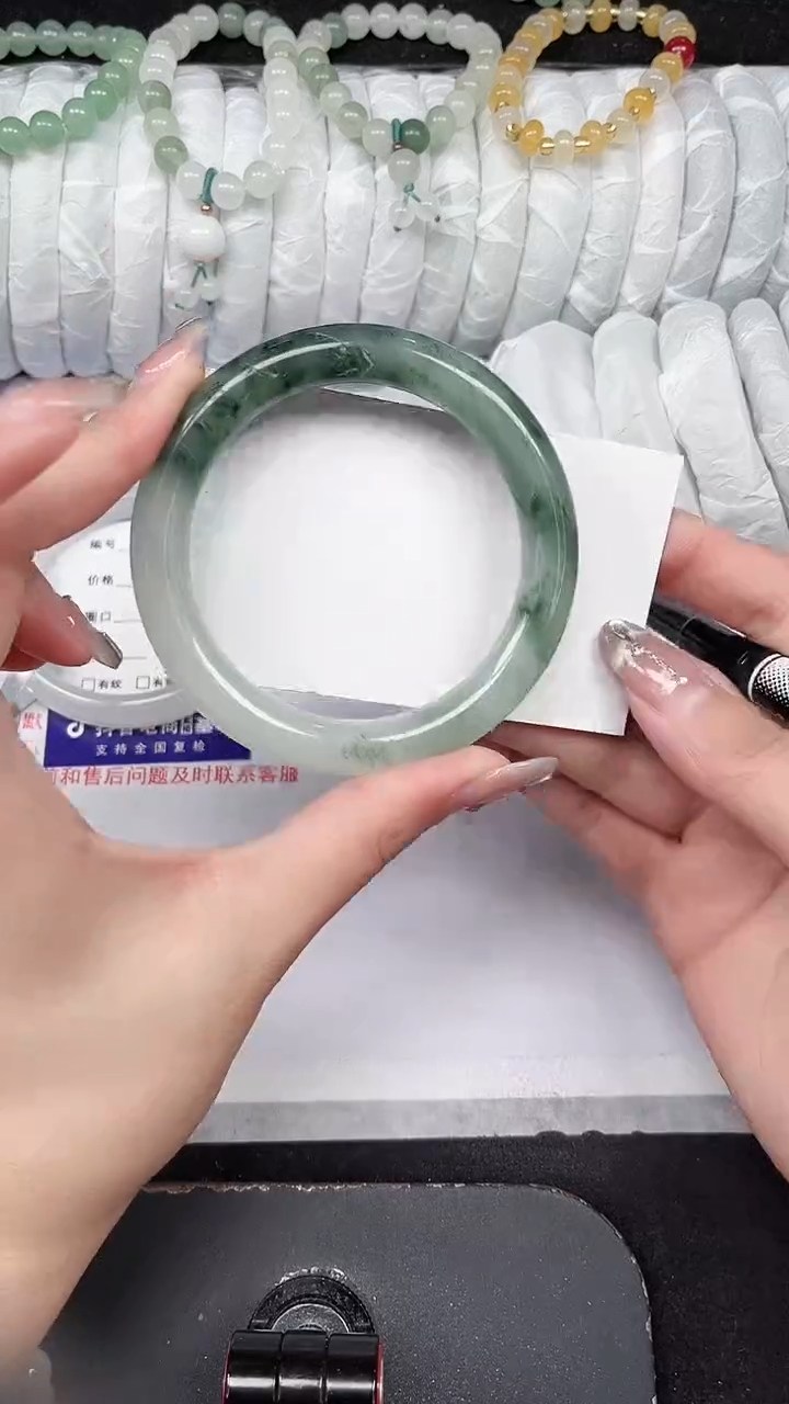 未镶嵌手镯石英质玉373-57/58