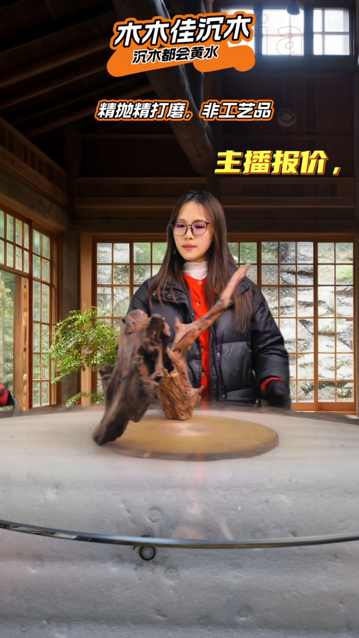 鸿****厂 木木佳沉木鱼缸造景-897