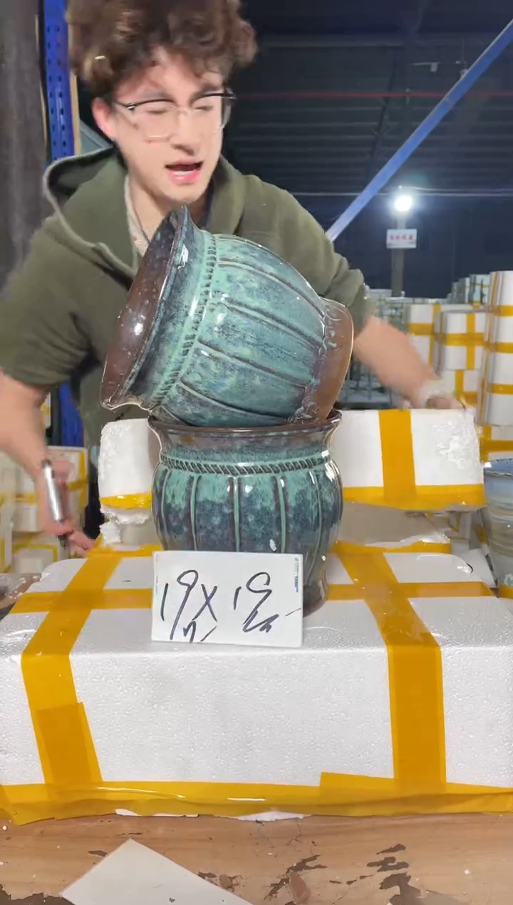 紫砂花盆宜兴紫砂粗陶花盆18-19