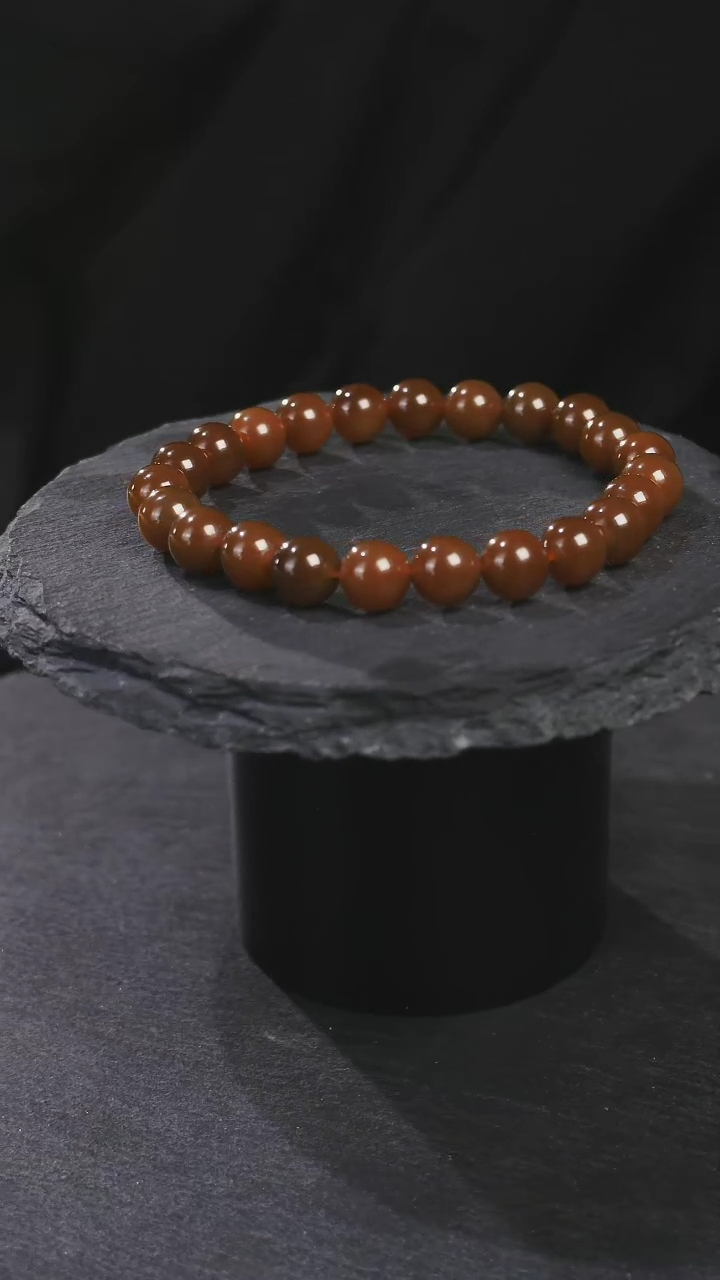 【闪购商品】和田玉手串未镶嵌和田玉全糖卡8