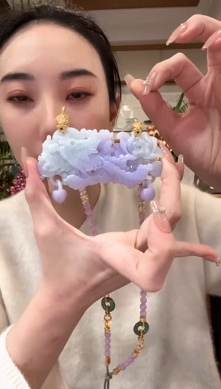 【闪购商品】翡翠颈饰未镶嵌国风