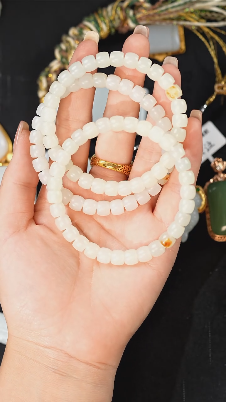 手串未镶嵌和田玉多样性发货拍一发一