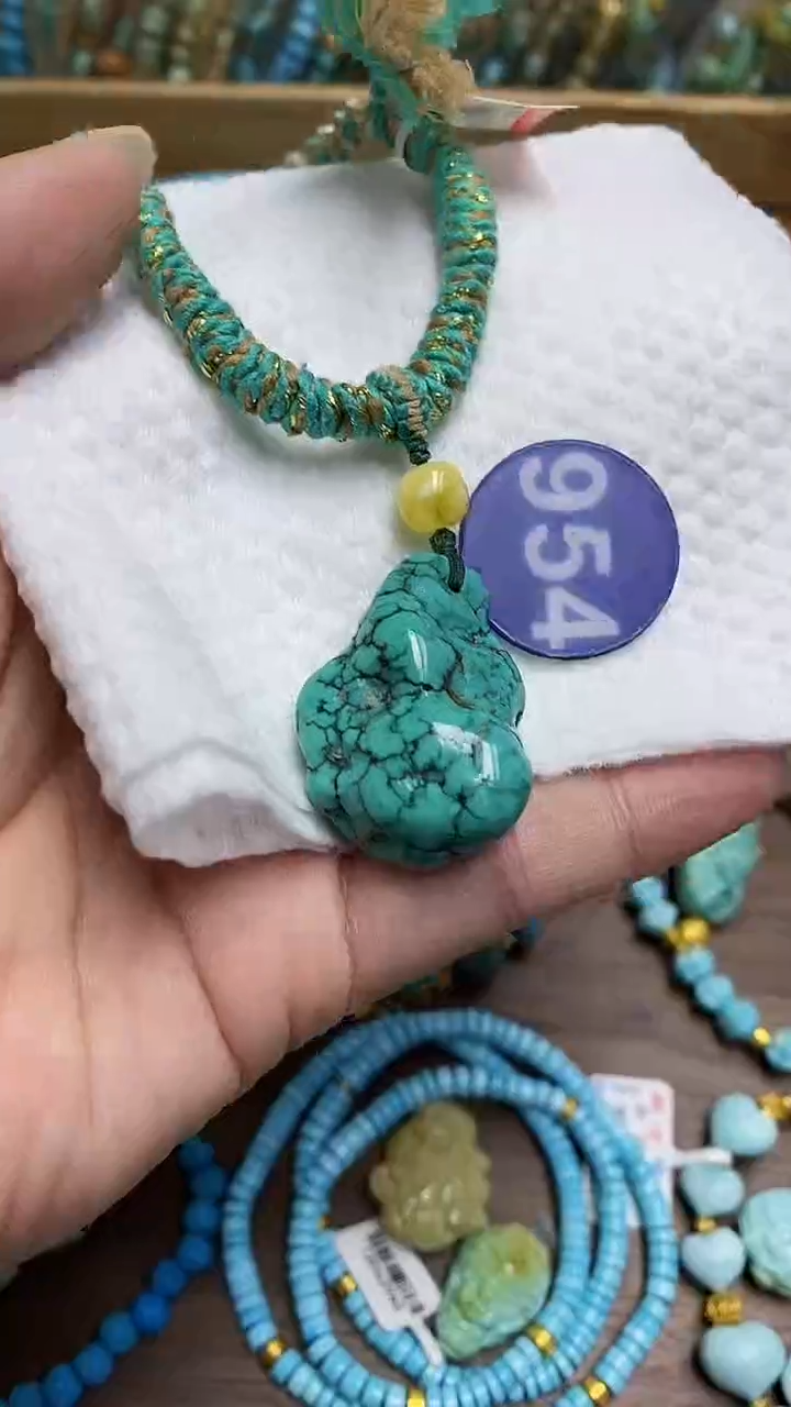 【闪购商品】绿松石项链未镶嵌954