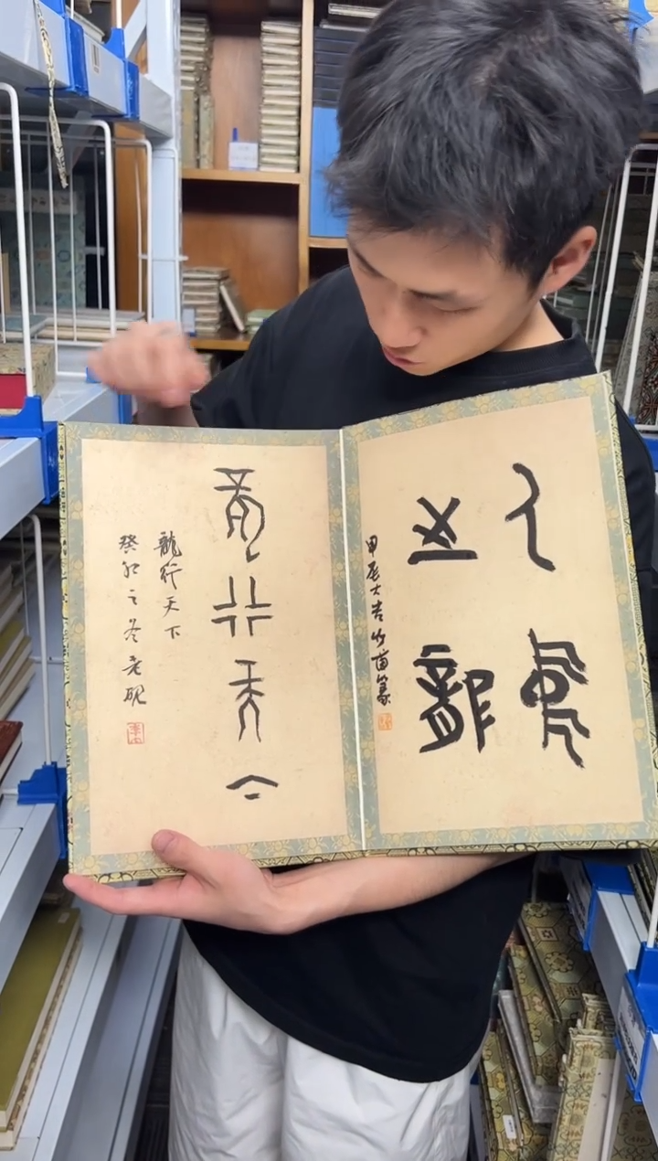 书法书法十位老师9952663册页龙行龘龘