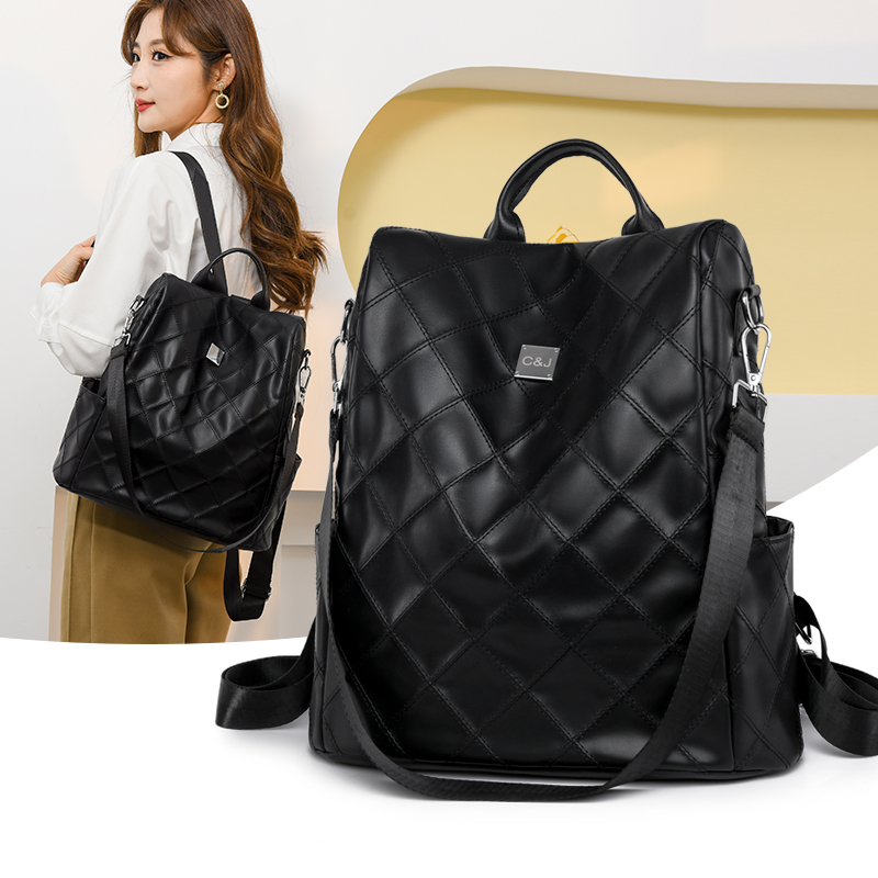 【现货】【打开方式再后面】【背开式双肩背包】防偷防盗901