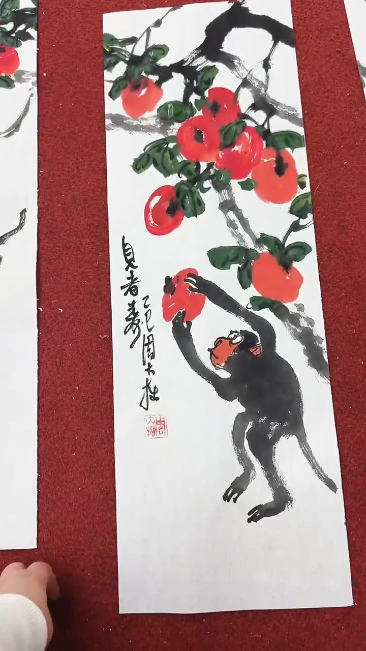 国画周大拙/国画/花鸟