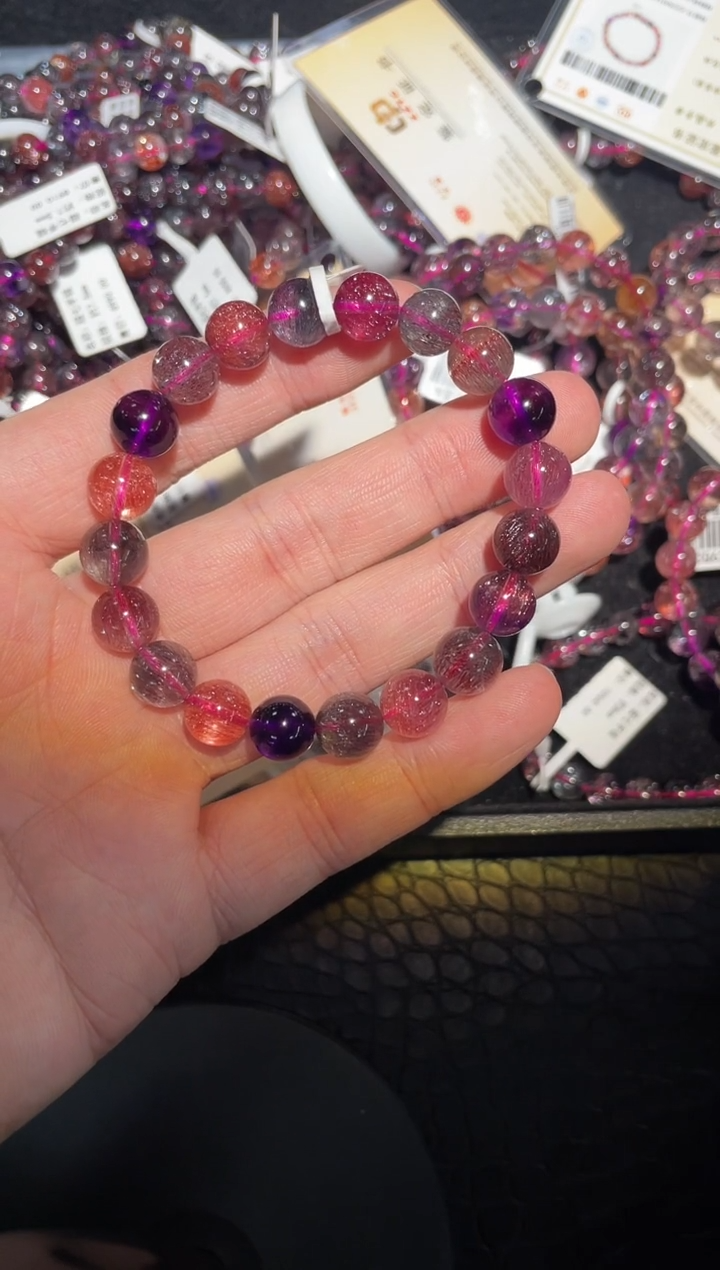 【闪购商品】水晶手链未镶嵌单圈超七A9.5（多样性发其一）