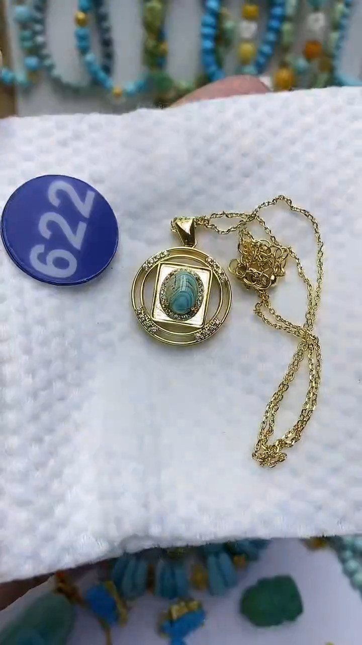 【闪购商品】绿松石项链合金622项链