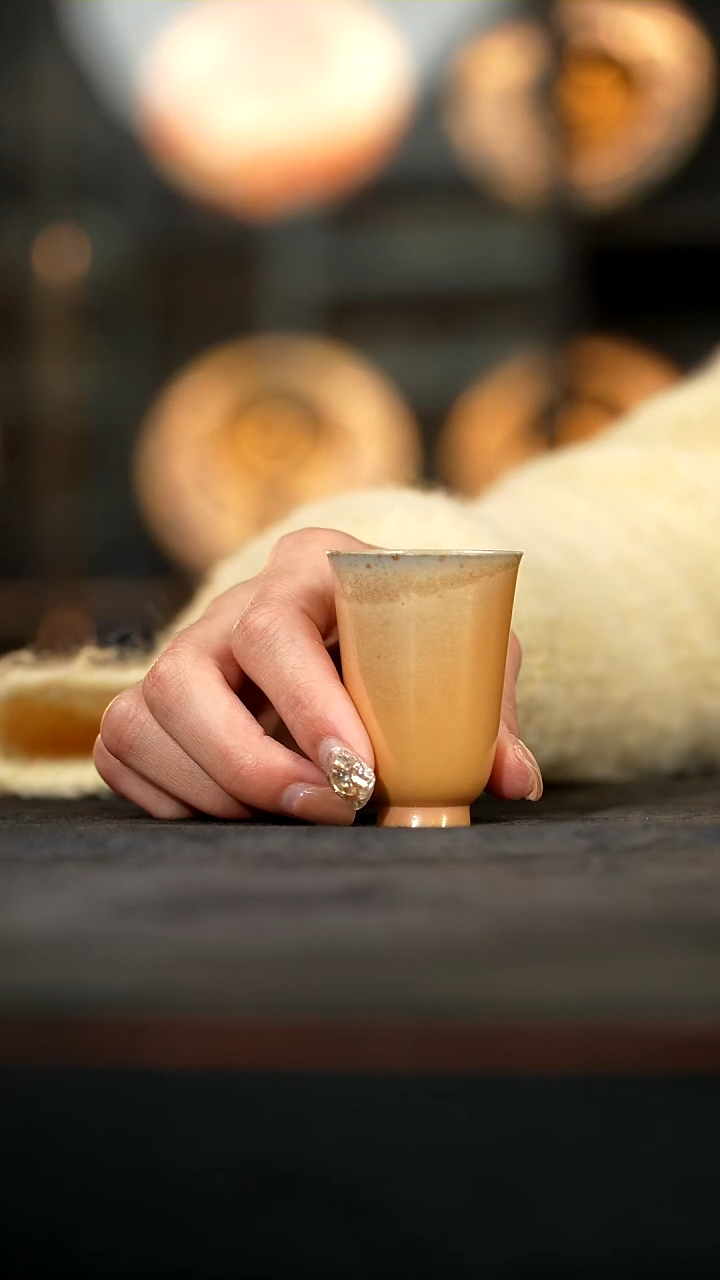 金丝楠木落灰闻香杯45ml