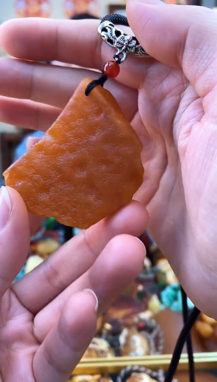 【闪购商品】琥珀颈饰未镶嵌吊坠