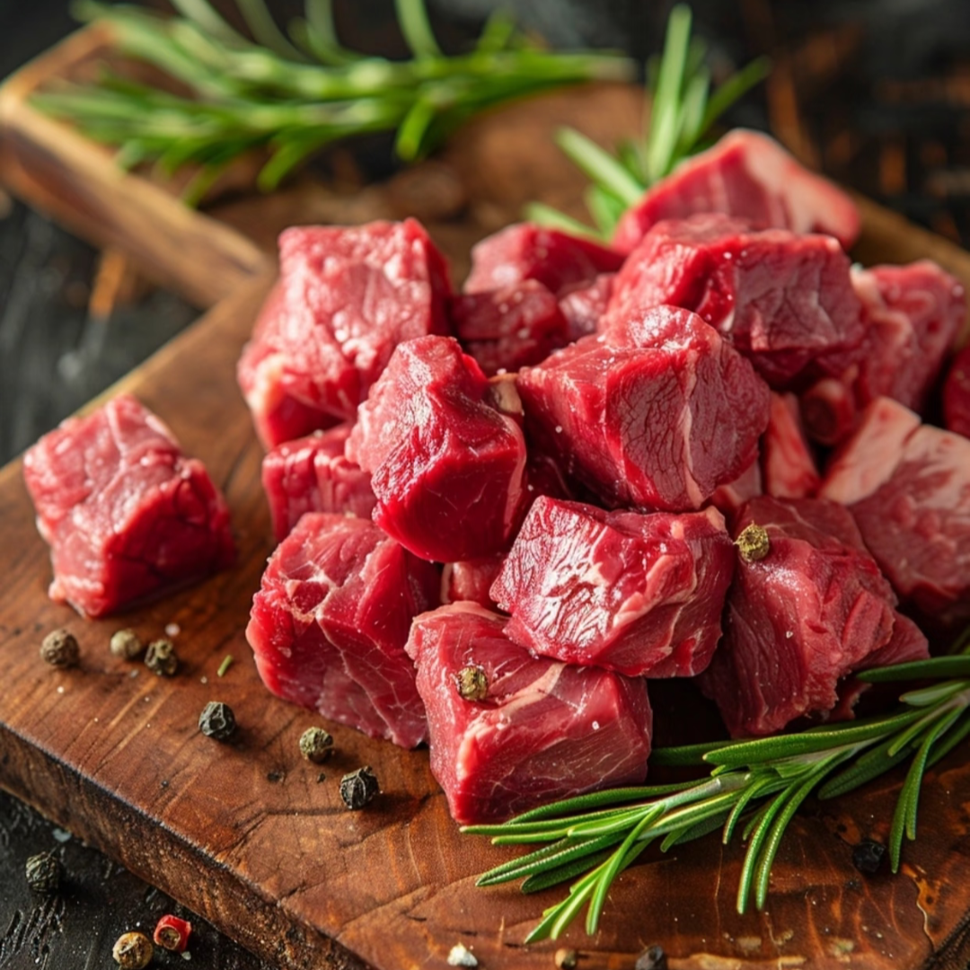 【大块牛肉】有筋有肉肥瘦相间，内蒙古科尔沁大草原黄牛肉红烧清炖