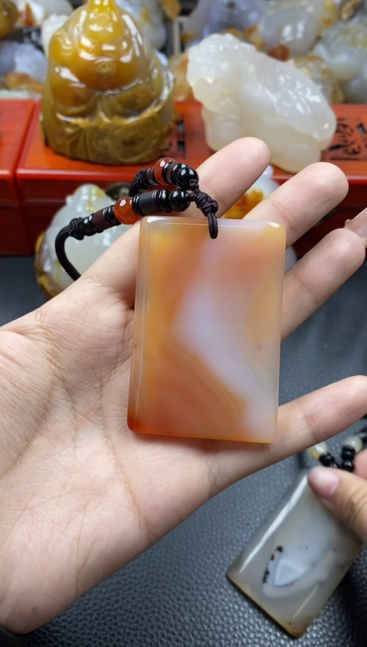 【闪购商品】玛瑙/玉髓挂件未镶嵌00