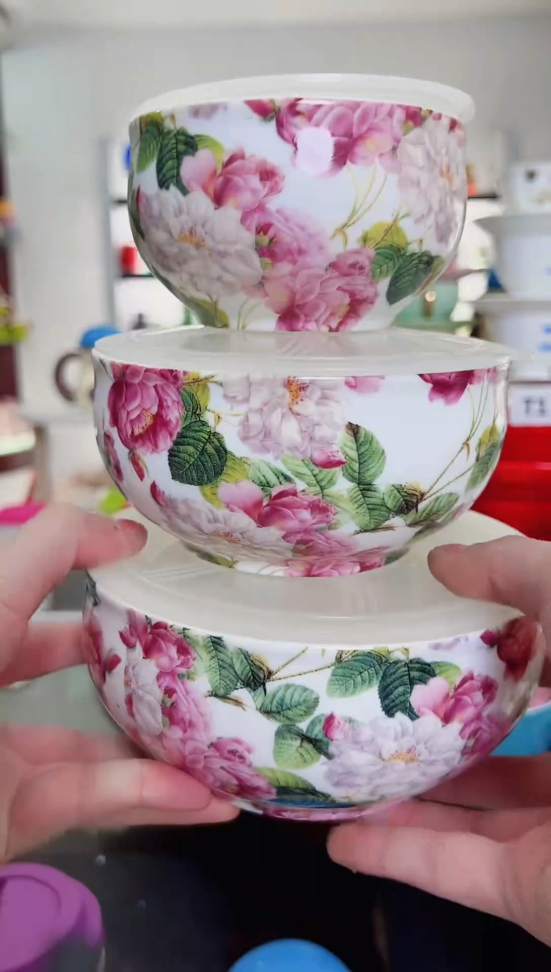 陶瓷手柄款套碗3个702