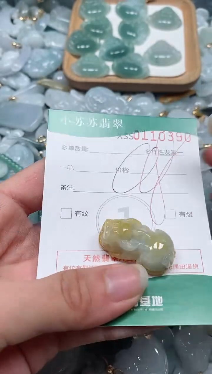 【闪购商品】翡翠颈饰未镶嵌闪购商品0110390