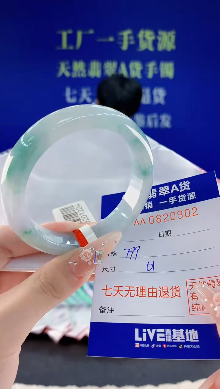 未镶嵌手镯翡翠02天然翡翠A货