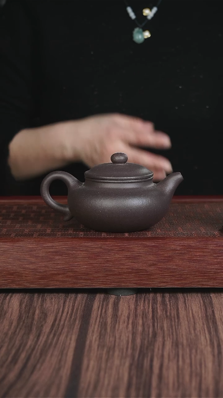 【闪购商品】紫砂茶壶高温 天青  仿古