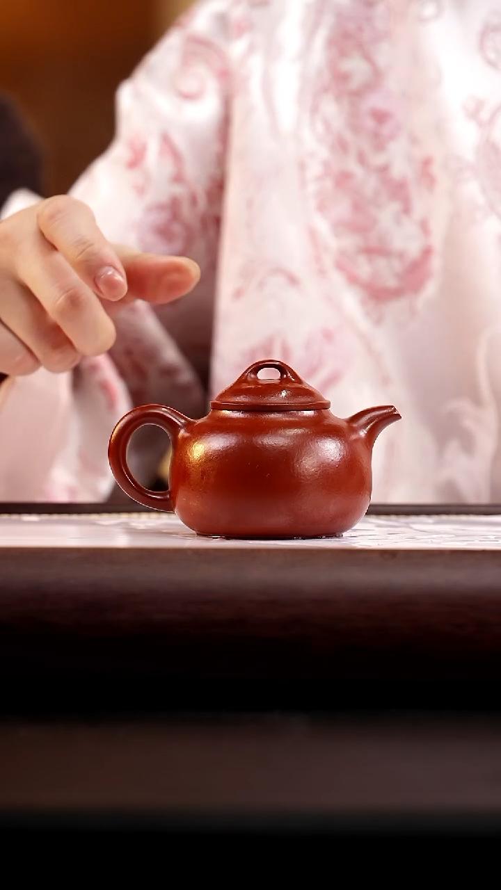  茶壶紫砂朱泥匏尊150cc